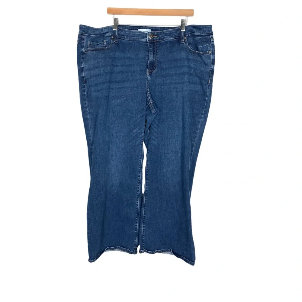 Lane Bryant Jeans Flex Magic Waistband Signature Fit Mid Rise Boot Cut 24 Petite - Picture 3 of 12